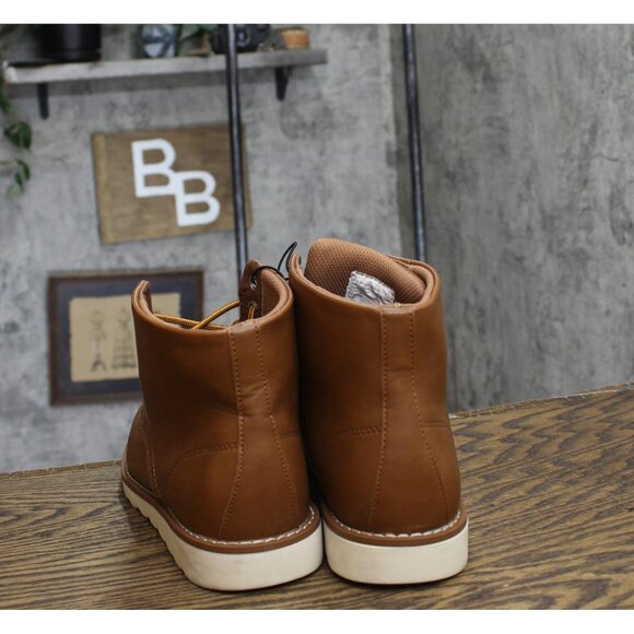 Goodfellow & Co Mens Niles Mock Toe Boots 90971861 Cognac Brown 7 - Picture 4 of 9